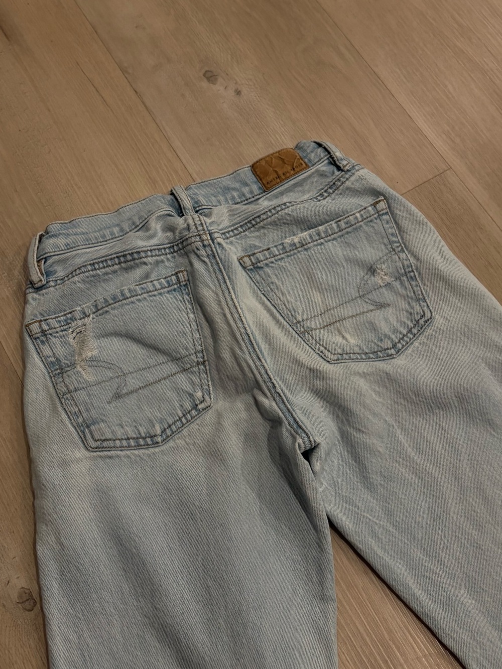 American Eagle Outfitters Light Blue Straight Jeans